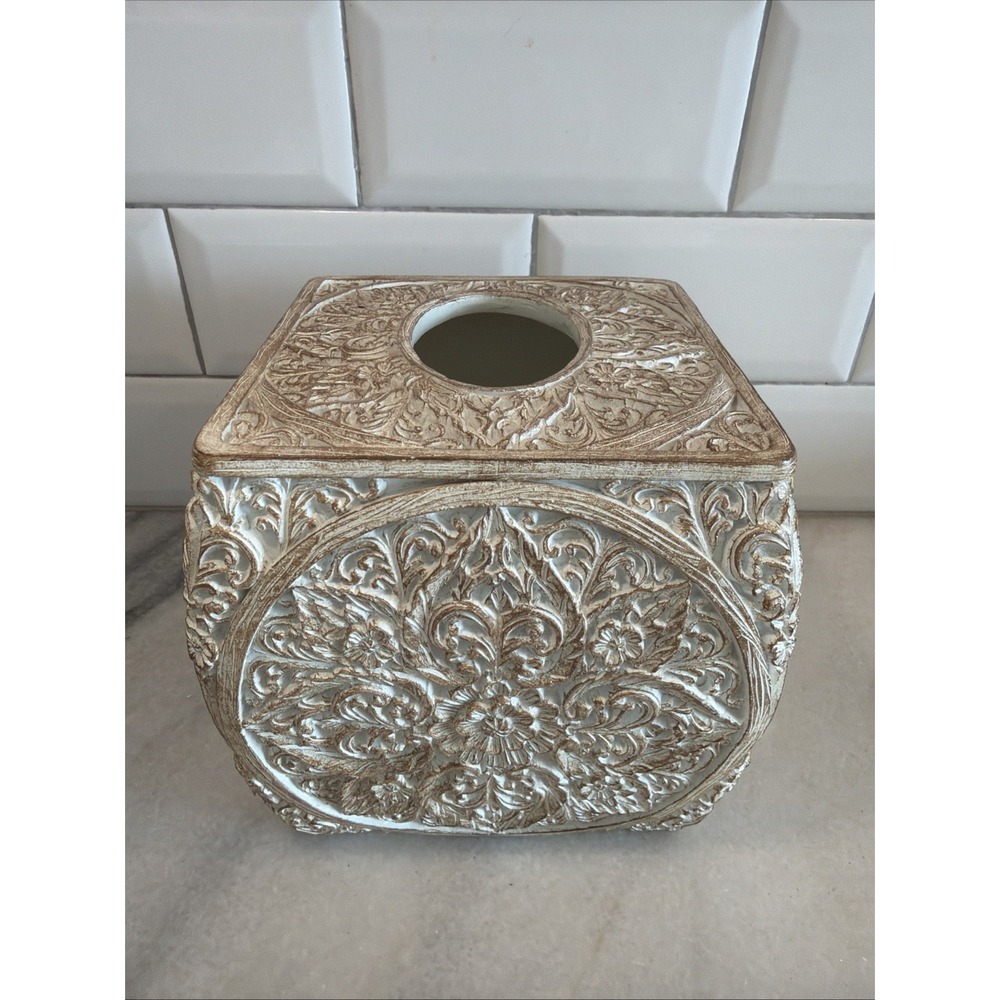 Vintage Raymond Waters Ceramic TISSUE HOLDER  Beautiful Victoria Square Es004